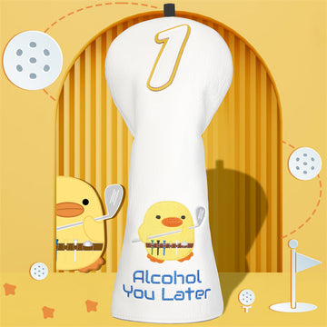 Alcohol You Later Golf Head Covers Set (Driver+Fariway+Hybrid)